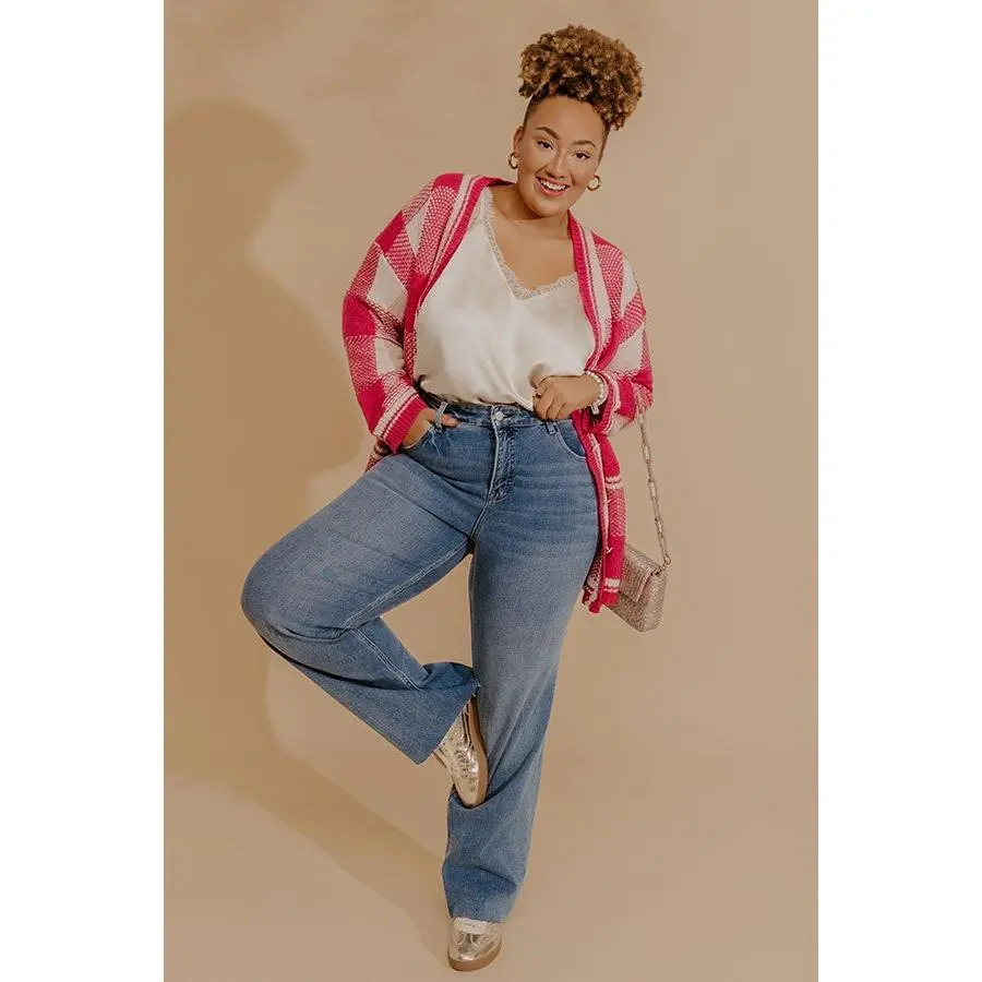 RISEN Kennedy Midrise Straight Leg Jean Curves