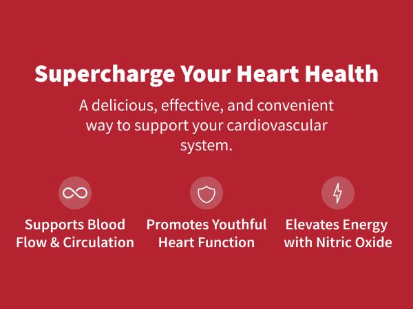 Snap Supplements - Heart Health - 60 Gummies with COQ10,  Pomegranate Fruit Extract, & Grapeseed Extract - Supports Healthy Blood Pressure & Circulation Healthcare Dietary