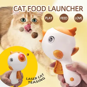 2-in-1 Interactive Food Slow Feeder for Cats & Small Dogs Enrichment, IQ Training & Exercise with Laser Pointer Cat Toy, Pet Gift for Small to Medium Dogs