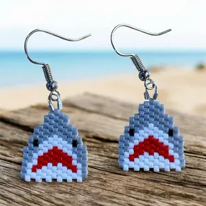 Shark earrings