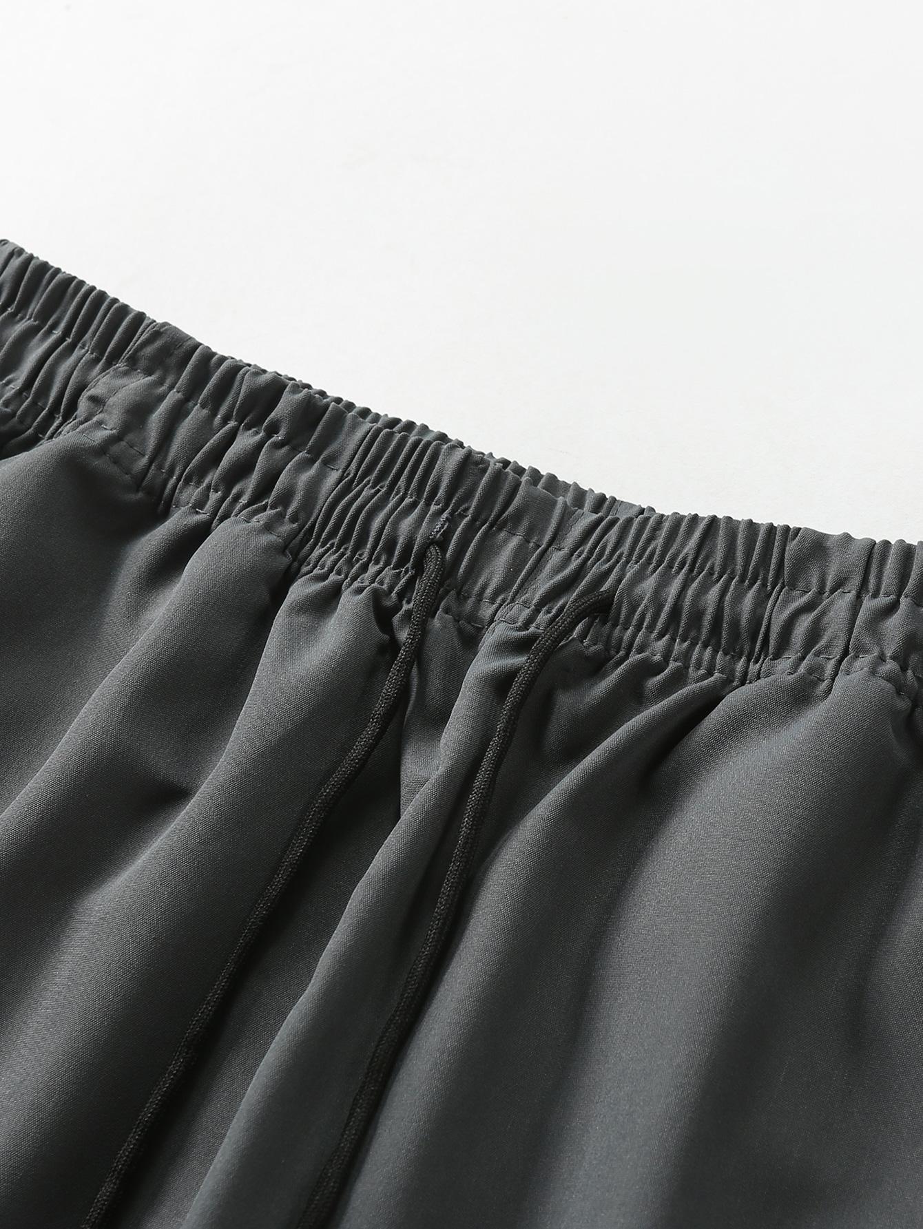 Men's Casual Cargo Shorts, 3-Pack, Black, Relaxed Fit with Functional Pockets, Solid Color, Mid-Rise, Suitable for Casual Wear and Sports, Casual Wear Shorts | Stylish Appearance | Durable Fabric with Twill Pocket Design SpringStatements