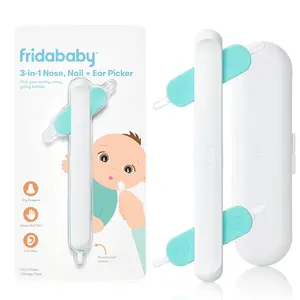 3-in-1 Nose, Nail + Ear Picker by Frida Baby the Makers of NoseFrida the SnotSucker, Safely Clean Baby's Boogers, Ear Wax & More