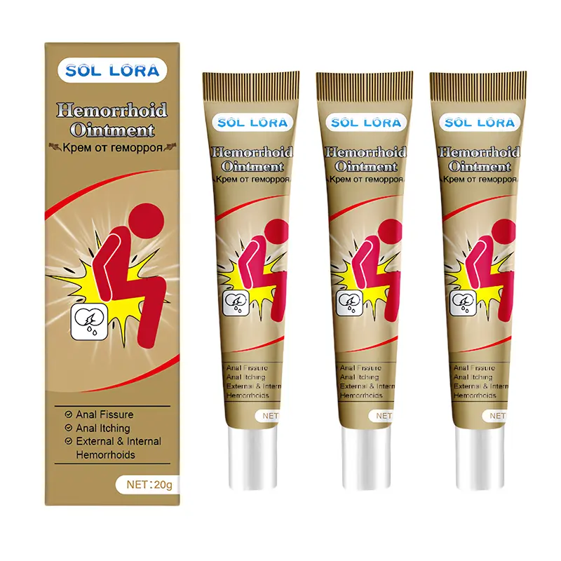 Herbal Hemorrhoid Ointment, 20g Fast-Acting Healing Cream for Daily Itch and Pain Relief, Body Care Treatment, Itch Allergy Relief Body Lotions & Creams, Herbal Antibacterial Soothing Body Lotions & Creams, Anti Itch