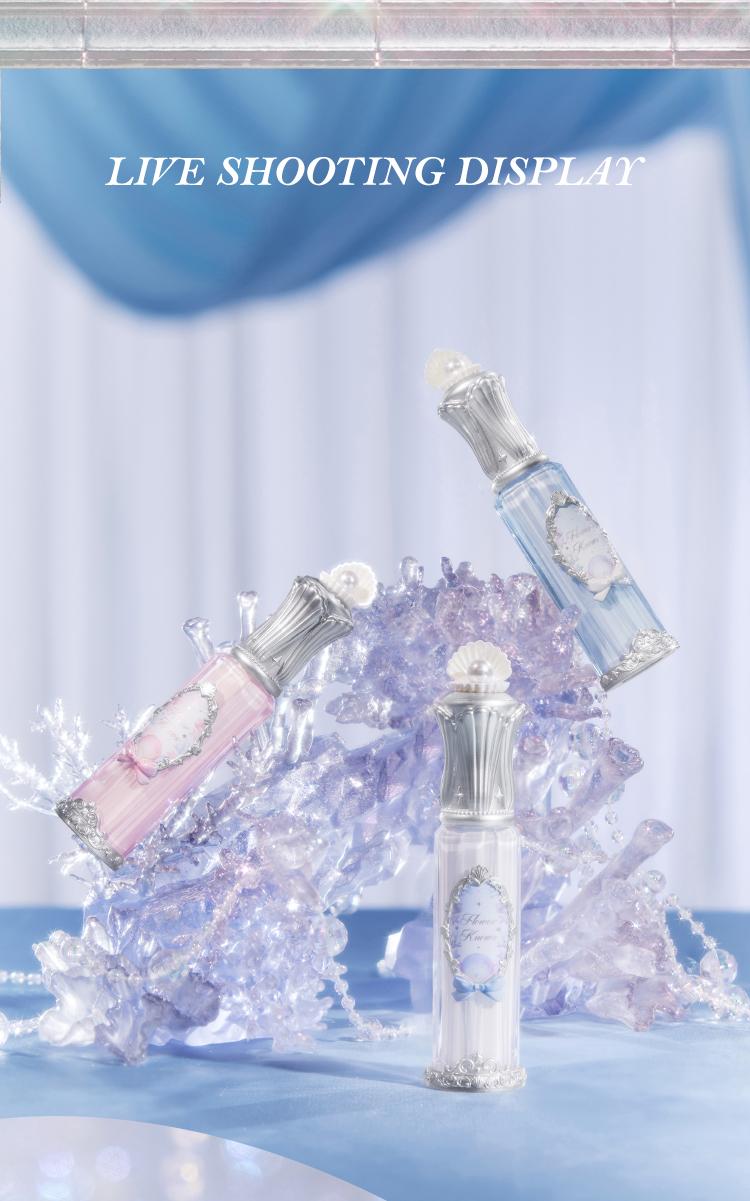 Flower Knows Shell's Jewel Collection Nourishing Lip Glaze, Hydrating & Moisturizing, Transfer-Proof, Lip Treatment, Waterproof, Long-Lasting, Lip Stain Lipgloss Lipstick Makeup Cosmetic, Summer Beauty Gift