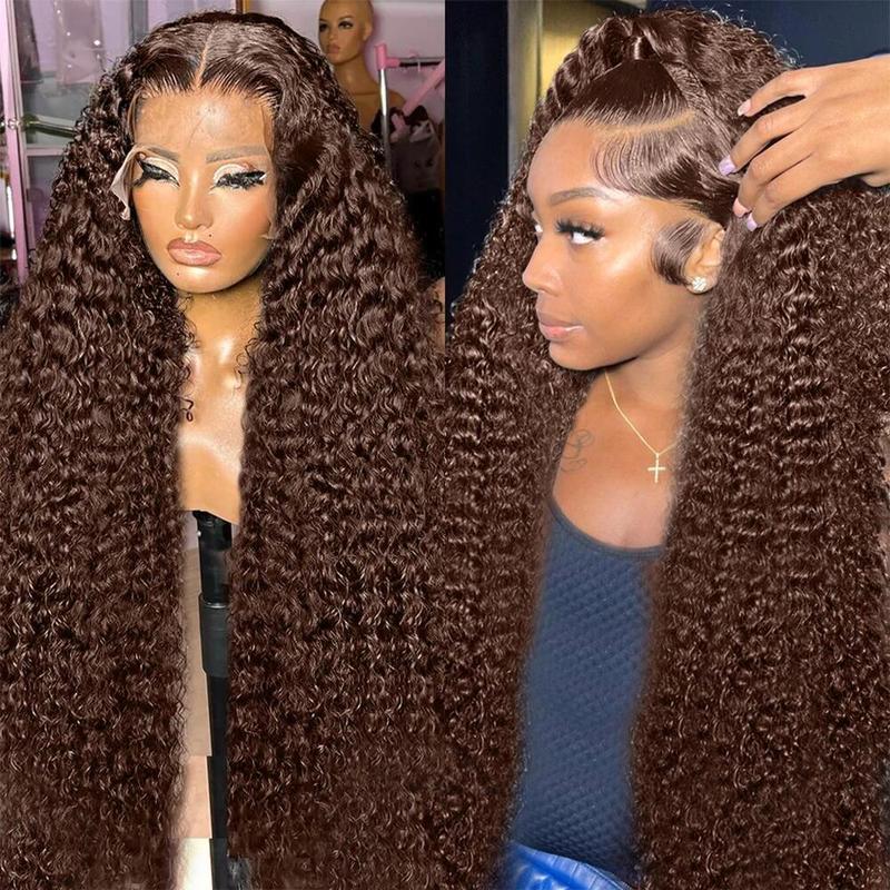 Bling Hair 30 32 Inch Brazilian Chocolate Brown Colored 13x4 Lace Front Wigs Straight Hair Wig Hd Transparent 13x6 Lace Frontal Wigs Preplucked For Wome