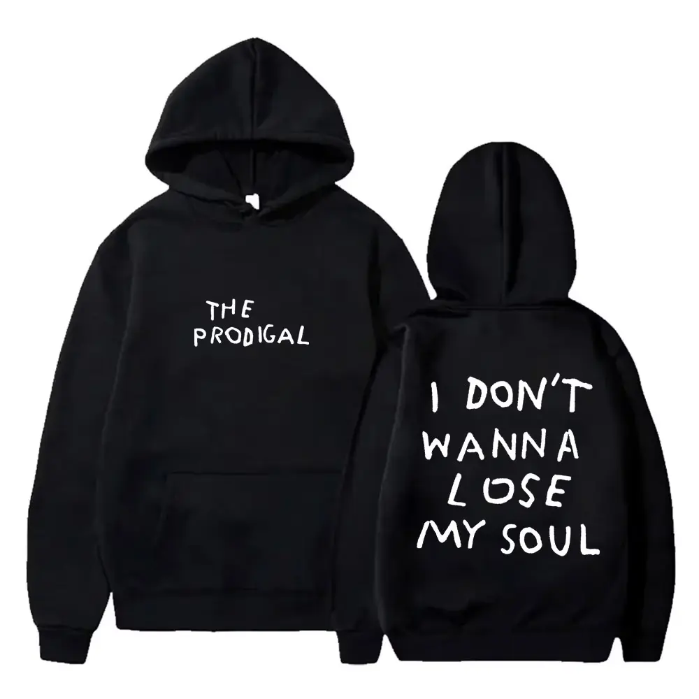 Josiah Queen The Prodigal New Logo Hoodies - Men's Minimalist Chic Sweet Pullovers, Quick-Dry Moisture-Wicking, Vintage Halloween Thanksgiving Easter Cosplay Hooded Sweatshirts