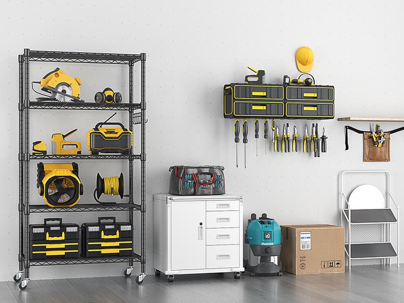 5-Tier Wire Shelving Unit on Wheels, Garage Storage Rack, Metal Shelves with Wheels, Rolling Shelving for Kitchen, Pantry, Move at Will, Super Load-bearing Capacity 900lbs Bookshelf Organizer Stand Black 5-Tier Wire Shelving Unit on Wheels, Garage Storage Rack, Metal Shelves with Wheels, Rolling Shelving for Kitchen, Pantry, Move at Will, Super Load-bearing Capacity 900lbs Bookshelf Organizer Stand Black