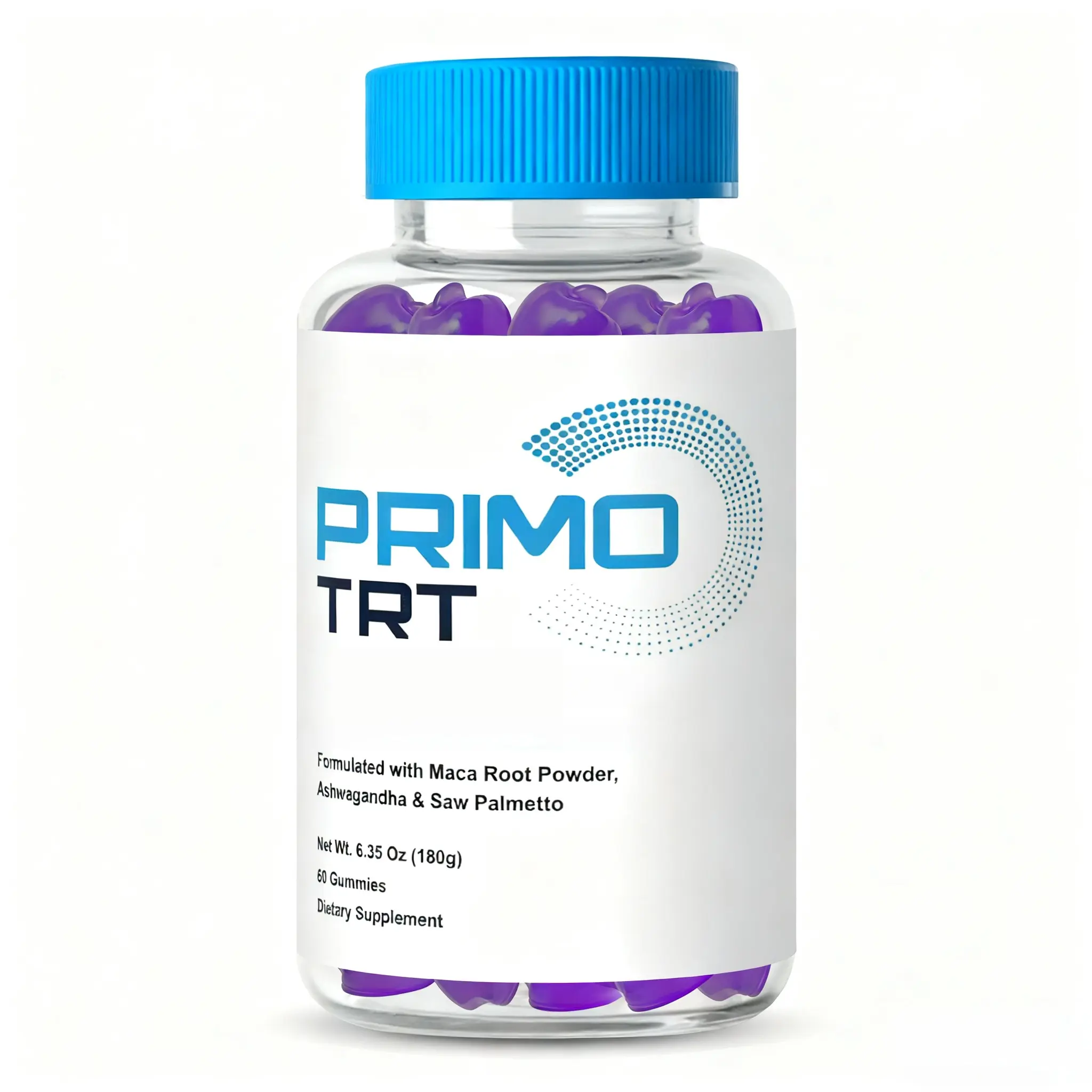 Primo TRT Gummies Maximum Strength Vitamin Supplement Advanced Formula with Natural Ingredients for Premium Results 60 Gummies L Carnitine Supplement Alpha Brain Supplement