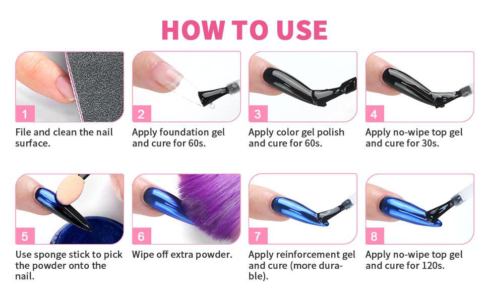 Saviland Chrome Nail Powder Set: 48 Metallic Mirror Effect Color for Gel Nails Aurora Holographic Silver Gold Chrome Powder Glitter & Rhinestone Glue Saviland Chrome Nail Powder Set: 48 Metallic Mirror Effect Color for Gel Nails Aurora Holographic Silver Gold Chrome Powder Glitter & Rhinestone Glue