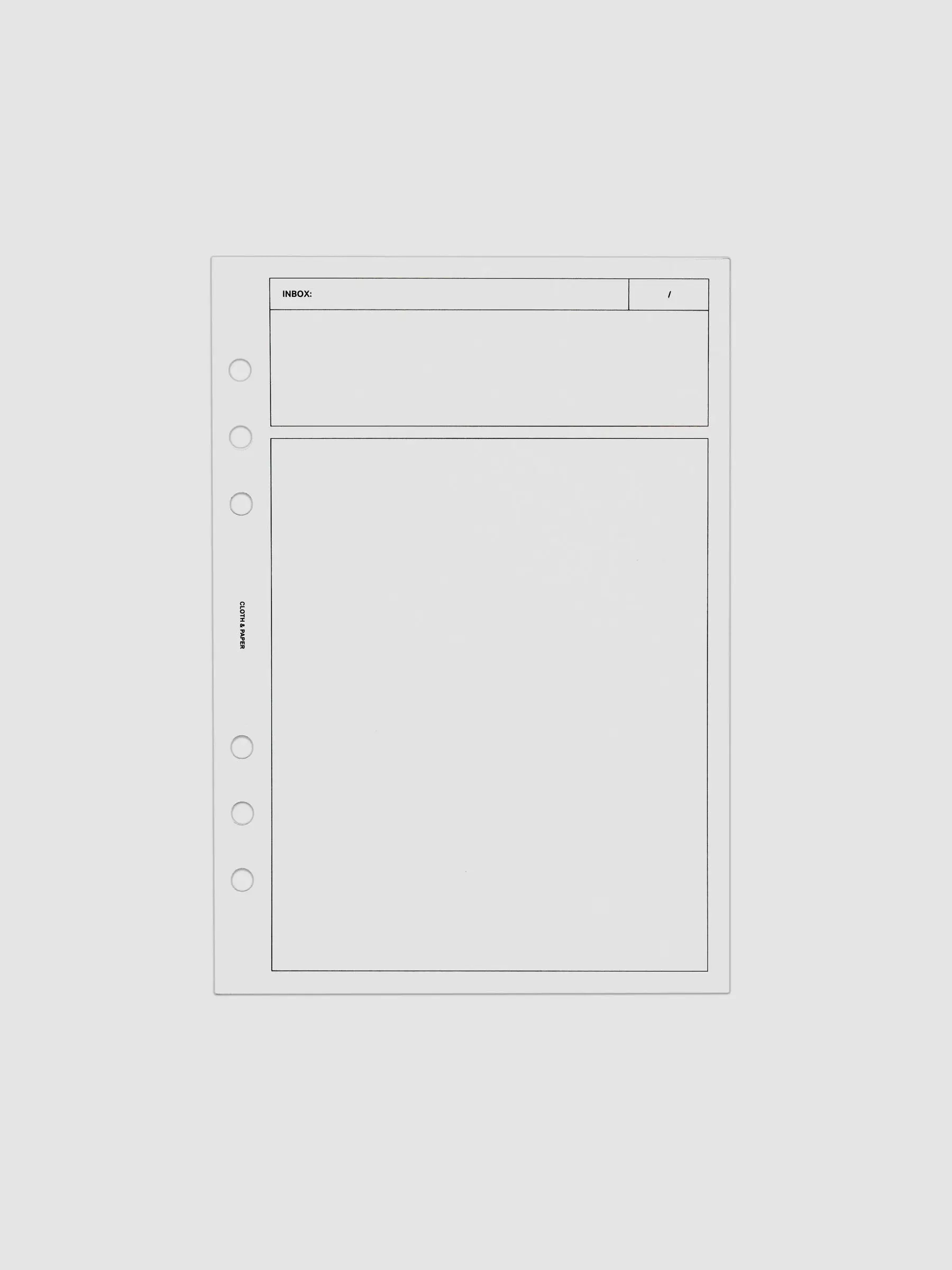 Crystal Clear Inbox Planner Dashboard®
