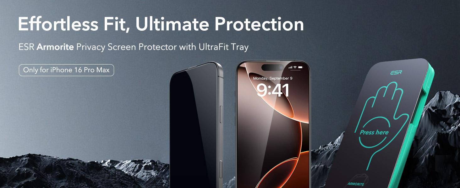 ESR 3 Pack 9H+ Glass for iPhone 17 16 15 14 13 Screen Protector Military Grade Shatterproof Full Coverage Tempered Glass with Easy Installation Tool for Smartphone Protection ESR 3 Pack 9H+ Glass for iPhone 17 16 15 14 13 Screen Protector Military Grade Shatterproof Full Coverage Tempered Glass with Easy Installation Tool for Smartphone Protection