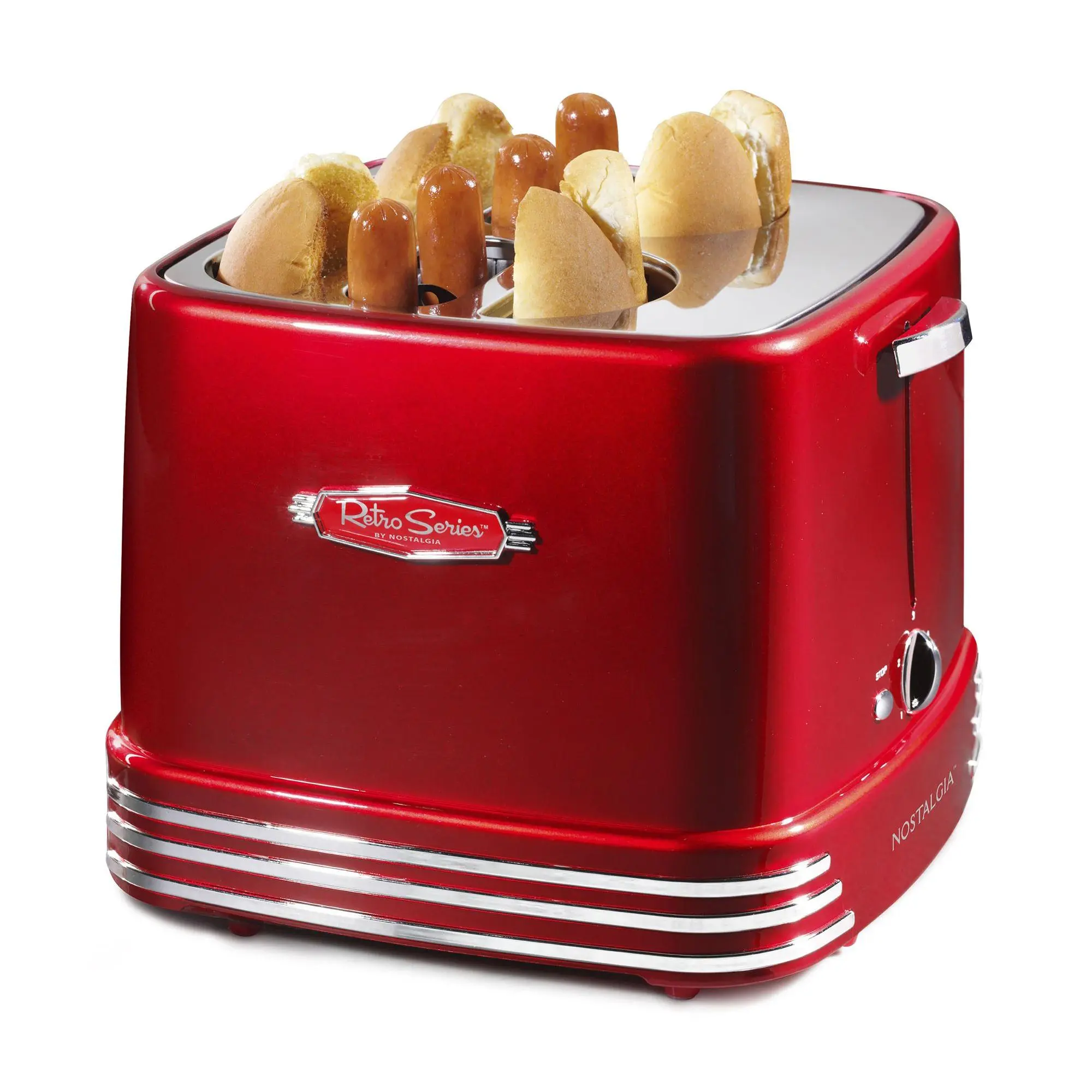 Nostalgia 4 Hot Dogs & Buns Pop-Up Toaster