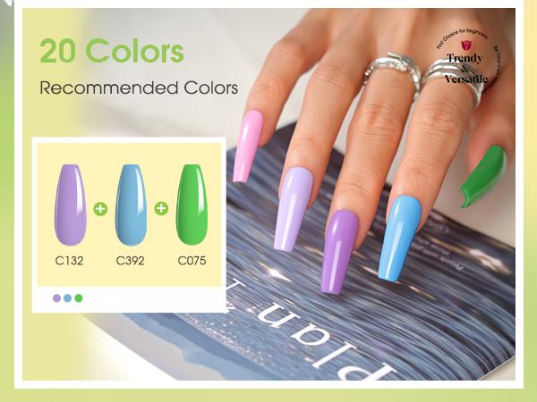 ROSALIND 23Pcs Mini Gel Nail Polish Set - 20Colors Trendy Bright Gel Polish with Base Coat Glitter Glossy Matte Top Coat for All Seasons Beauty Nail Supplies Girl Cute Gifts Requires UV ROSALIND 23Pcs Mini Gel Nail Polish Set - 20Colors Trendy Bright Gel Polish with Base Coat Glitter Glossy Matte Top Coat for All Seasons Beauty Nail Supplies Girl Cute Gifts Requires UV