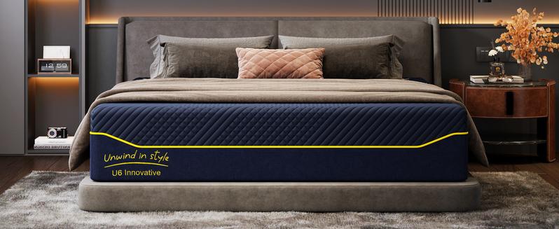 Green Tea Gel Memory Foam Mattress in A Box with Medium Firm, Removable Washable Cover, Fiberglass Free Pressure Relief