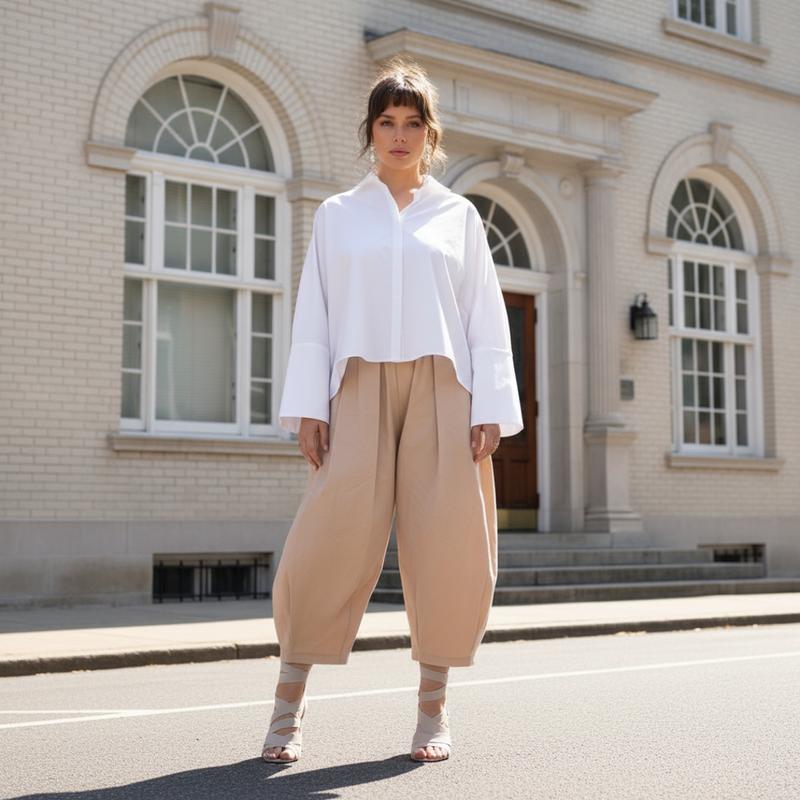 UOOZEE Women's Oversized Fit Multi-Colored Lapel Shirt Tops for All Seasons Loose Simple Polyester Versatile Commuting Suitable for Various Occasions Soft Cotton Blend Chic Blouse Casual