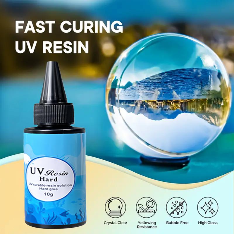 UV Resin Crystal Clear, Fast Curing Non Yellowing UV Glue for DIY Crafts, Jewelry Making, Keychains and Decor, Odorless and Hard Transparent Gel for Phone Case Art, Perfect DIY Resin Kit Supplies UV Resin Crystal Clear, Fast Curing Non Yellowing UV Glue for DIY Crafts, Jewelry Making, Keychains and Decor, Odorless and Hard Transparent Gel for Phone Case Art, Perfect DIY Resin Kit Supplies