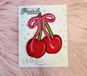 Cherry Bow Patch