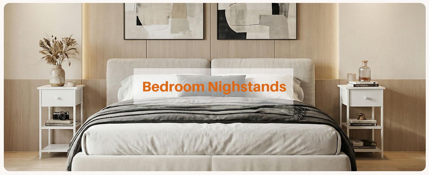 End Table with Shelves and Charging Station, Flip Top Side Table with USB Ports and Outlets, Bedside Table End Table with Shelves and Charging Station, Flip Top Side Table with USB Ports and Outlets, Bedside Table