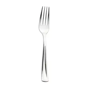 Shiny Metallic Silver Plastic Forks