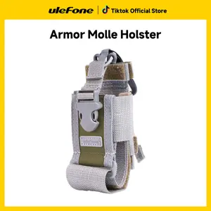 Ulefone Armor Molle Holster（UAN07）, Cover Case, Universal Tactical Phone Pouch with Carabiner, Adjustable Design - for Most Phone/Radio