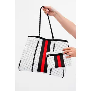 Nadia Neoprene Tote + Clutch- Final Sale