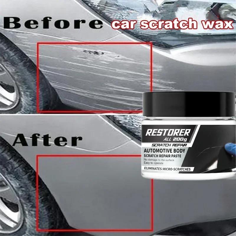 Car Scratch Repair Kit, 200g Scratch Remover & Polish Compound for Light Paint Scratches, Auto Paint Care Accessories