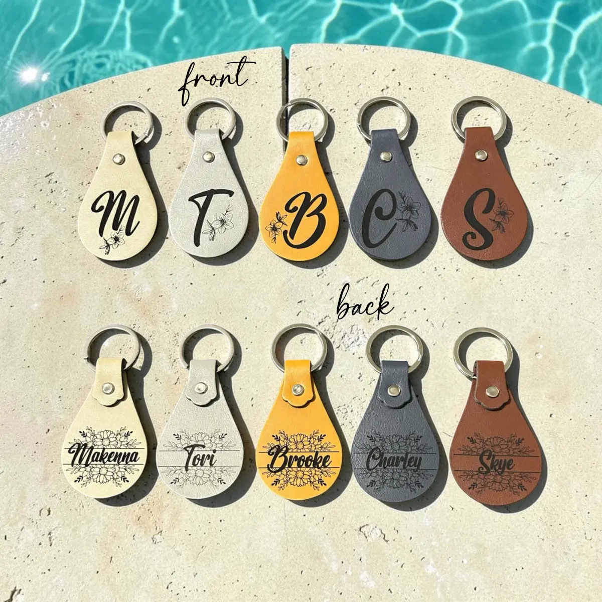 Custom Laser Engraved Personalized Keychain - Made to Order
