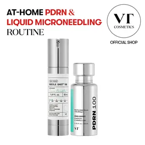 [VT Official] [Microneedling & PDRN] Reedle Shot + PDRN Essence | Korean Home Skin Treatment Bundle, #1 Korean Liquid Microneedling, Original Reedle Shot & Vegan Ginseng PDRN  Bundle, VT PDRN, Korean Skincare, Anti-Aging Glow, Skin Barrier Repair