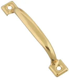 Stanley N117-754 4.75 in. Brass Door Pull