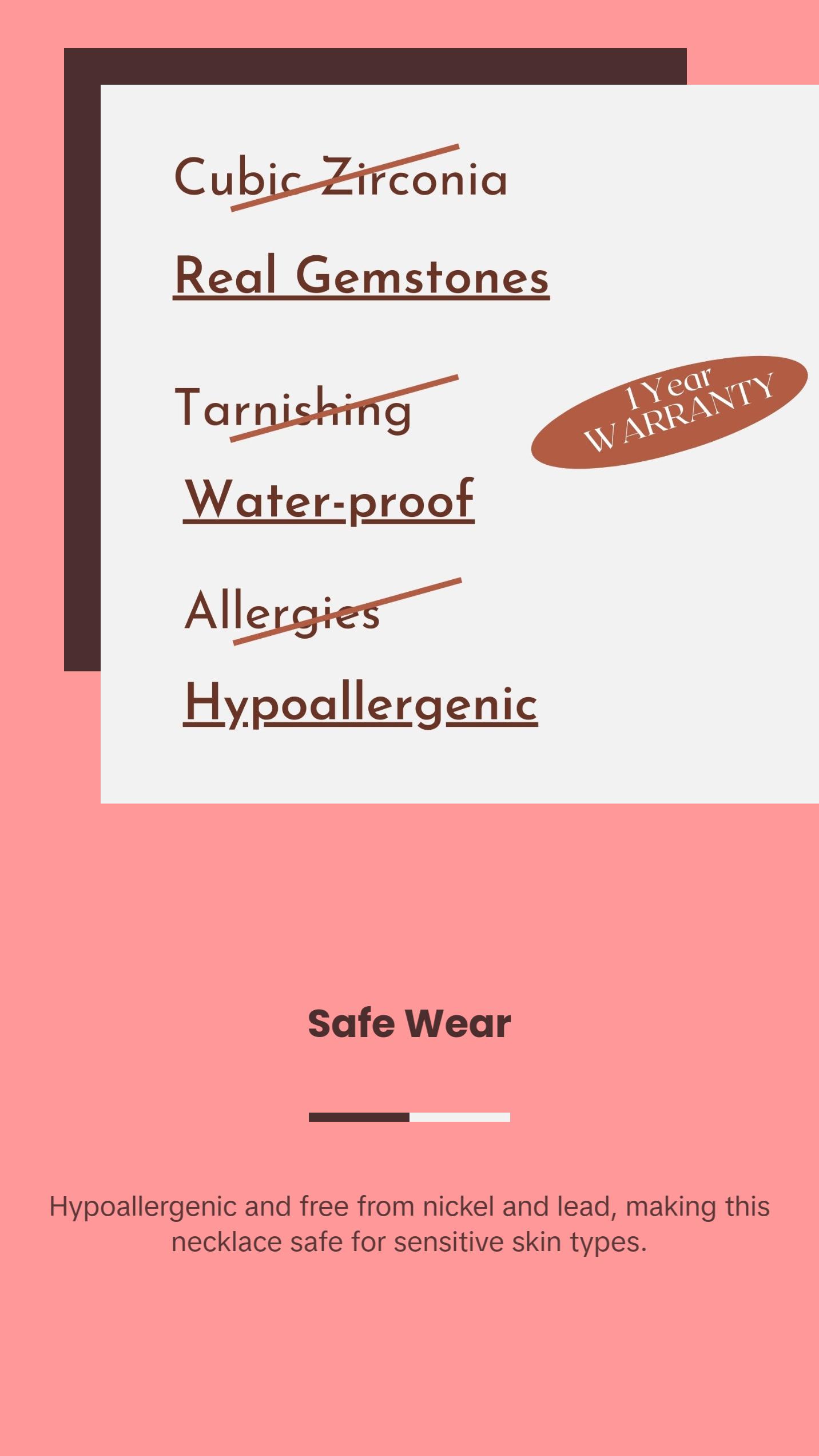 Birthstone Opal Necklace - October