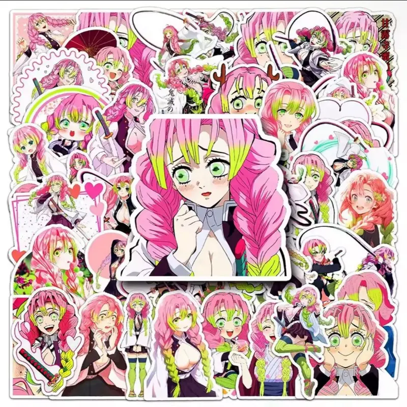 50 PC Demon Slayer Stickers Kanroji Collection
