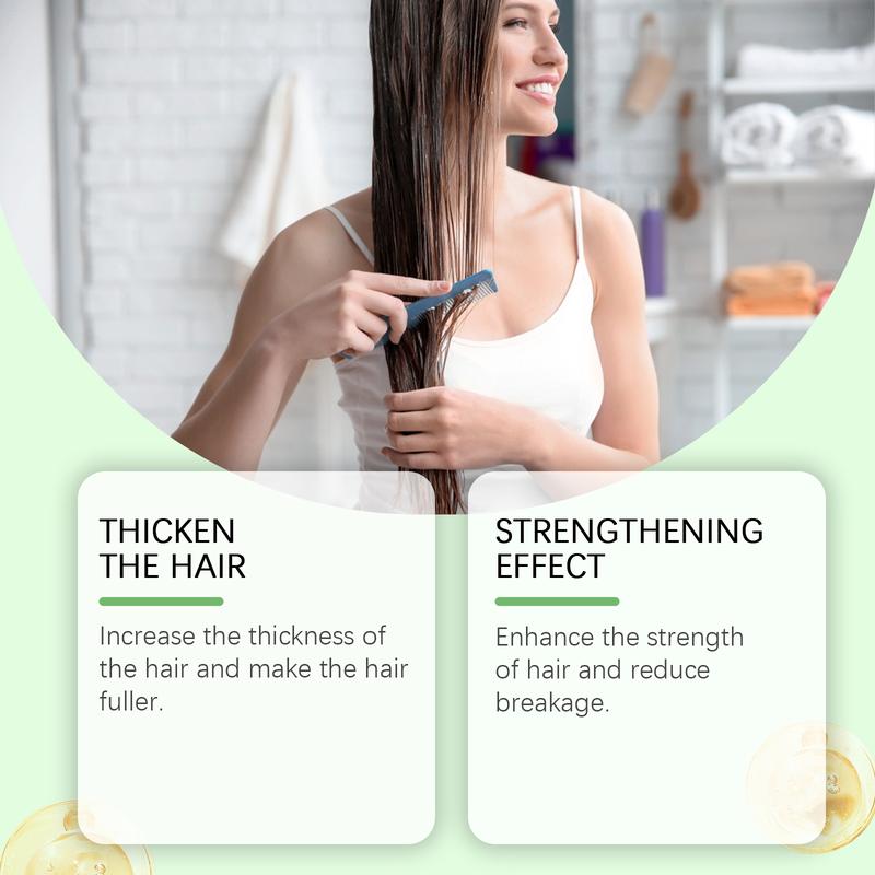 Hoegoa Rosemary Thickening Shampoo, Plant-Based Oil Control Nourishing Moisturizing Repair Fluffy Refreshing Shampoo