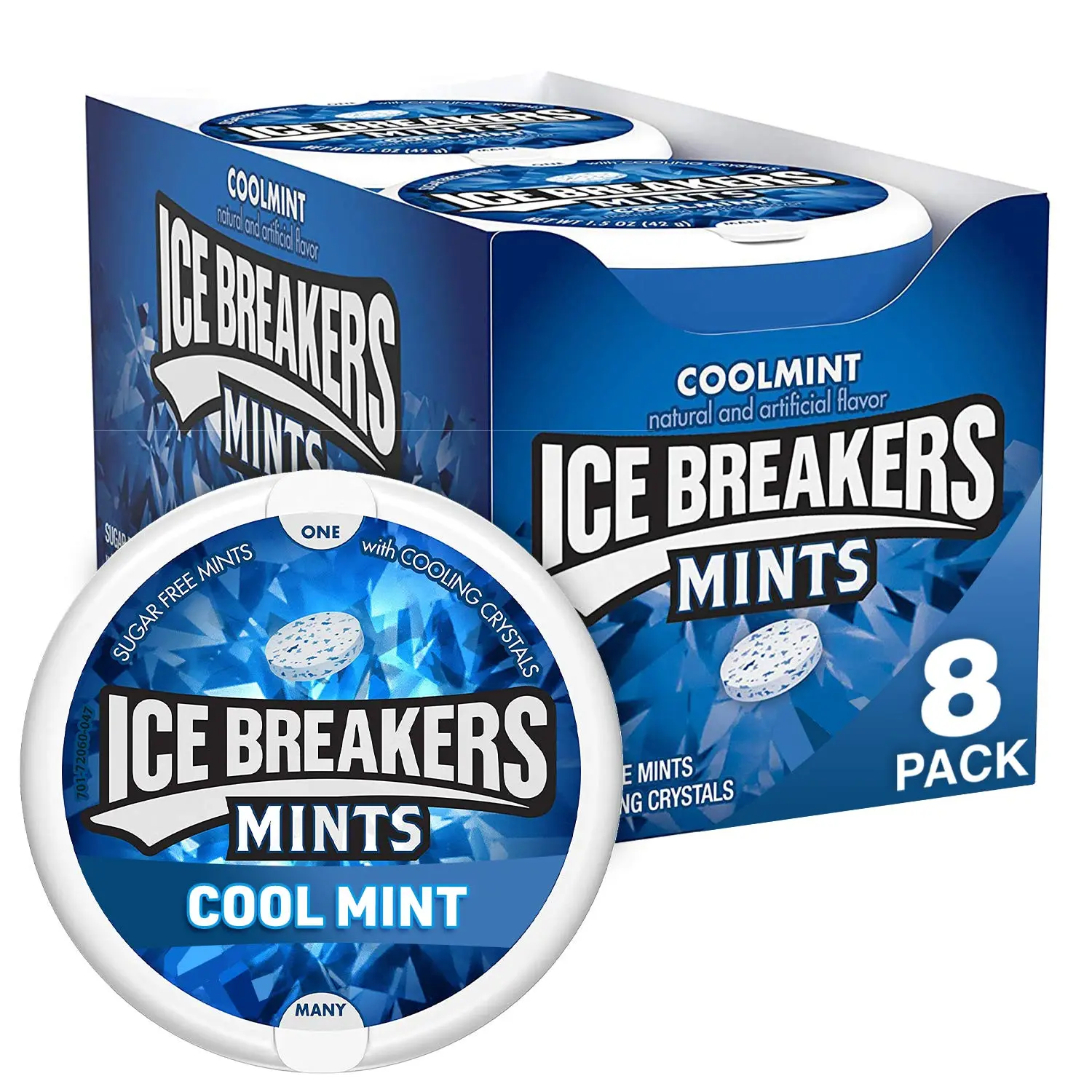 Ice Breakers Cool Mint Sugar Free Breath Mints Tins (8 Count)