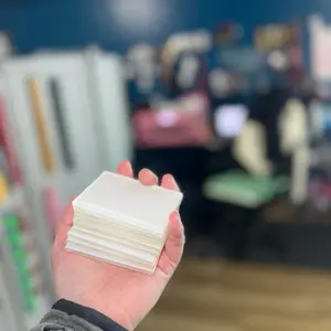 Pack of 10 acrylic sublimation blanks round or rectangle