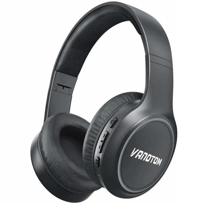 VANOTOM Folding Wireless Headphones Gaming Headset, 1 Piece Foldable Over Ear Wireless Bluetooth-compatible Headphones, Long Battery Life Audio HiFi Bass Earphone Earbuds, Wireless Headphone for Sports Music Work Use,Back-to-School  Gift tiktokshopspringg