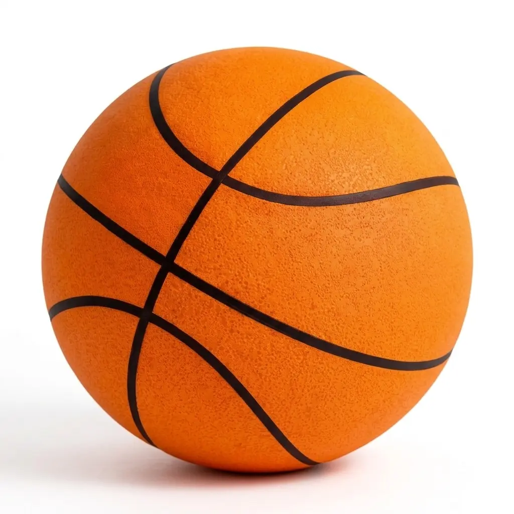 Silent Resilient Foam Basketball - Bounces Back After Use, Foam Balls for Kids & Adults, Indoor Dribbling Training, Parent-Child Interaction Play, No Floor Damage Home Sports Toy, Resilient Foam Bounces Back After Use