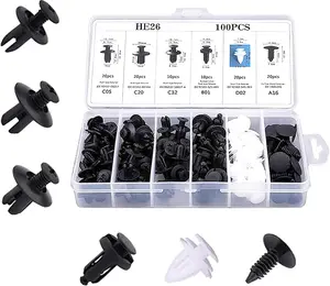 Car Fastener Clip Kit, Car Body Push Retainer Pin Rivet Bumper Door Trim Panel Retainer Repair Tool, Professional Car Repair Tool