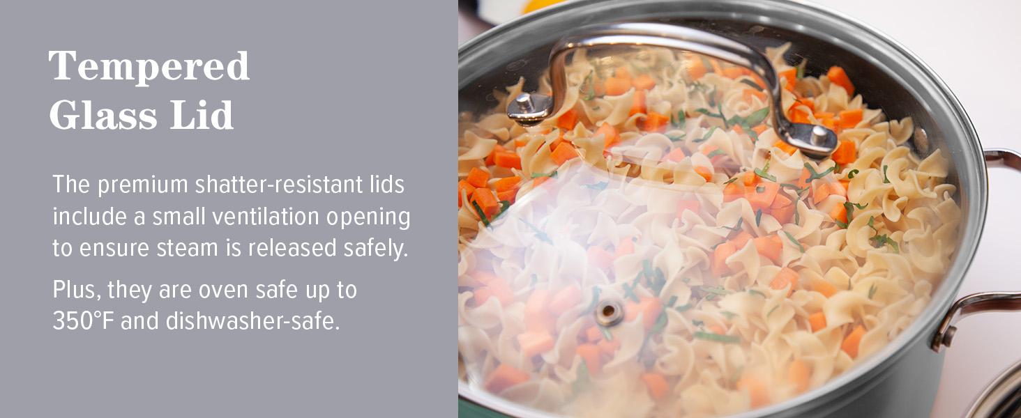 Nuwave Duralon Blue Non-Stick Cookware 9-Piece Set