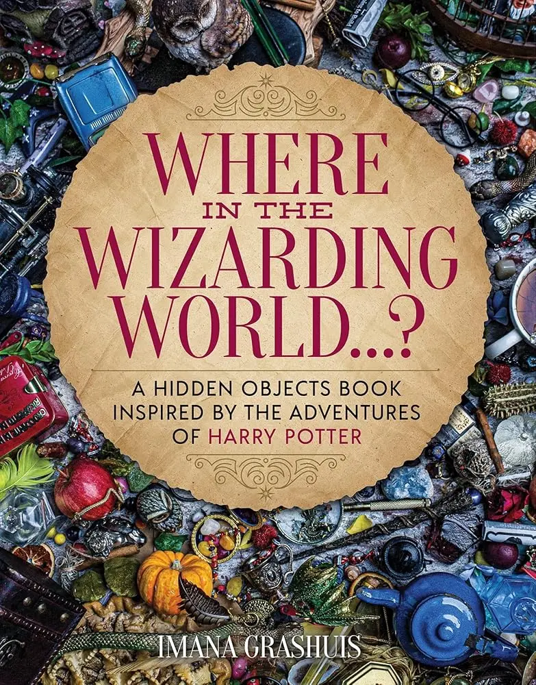 Hidden Objects Picture Book - Enchanted Wizarding World Adventure Book with Mysterious Magical Content, Spells, Potions Themes, and 20 Widescreen Photographic Spreads