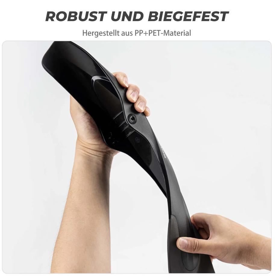 ROCKBROS Bike Mudguard Set Front Rear Flexible Bicycle Fender Adjustable PP Material with PET Rubber for 26-29inch Wheel Bikes Includes Accessories