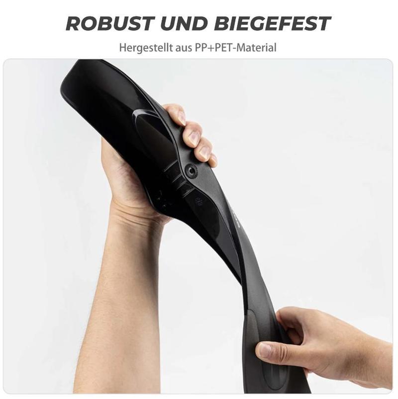 ROCKBROS Bike Mudguard Set Front Rear Flexible Bicycle Fender Adjustable PP Material with PET Rubber for 26-29inch Wheel Bikes Includes Accessories