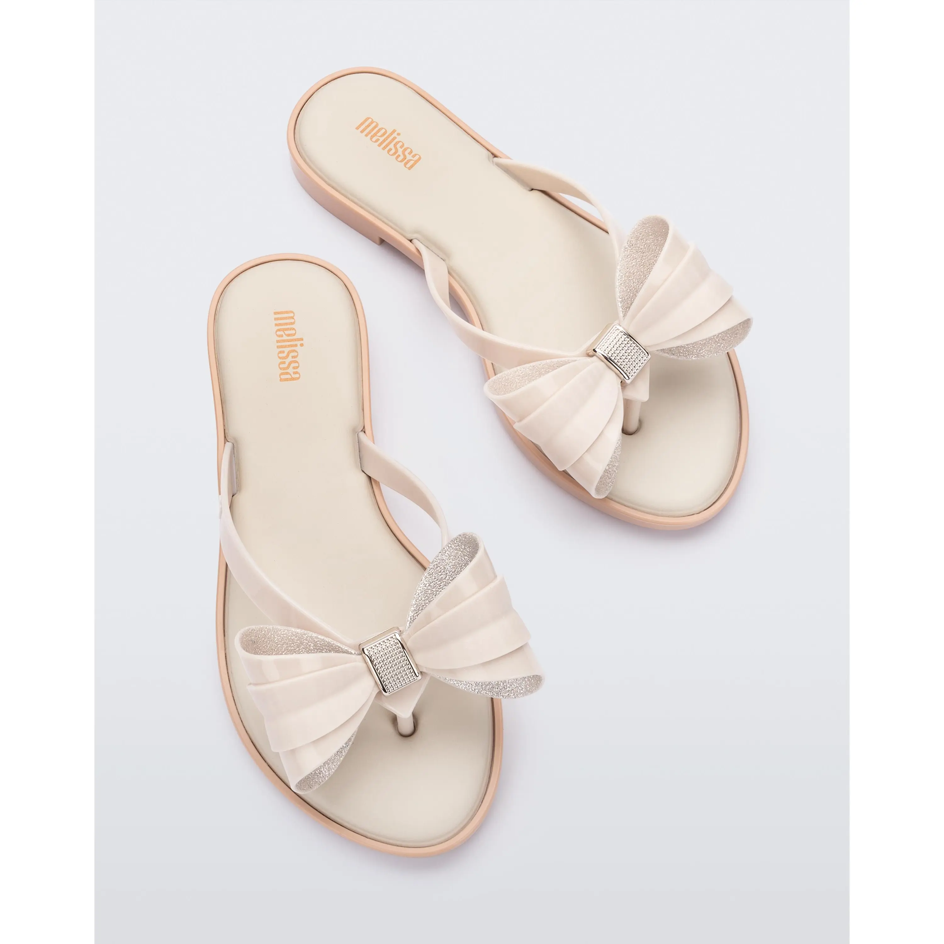 Melissa Women's Slim Jelly Flip Flop with Bow