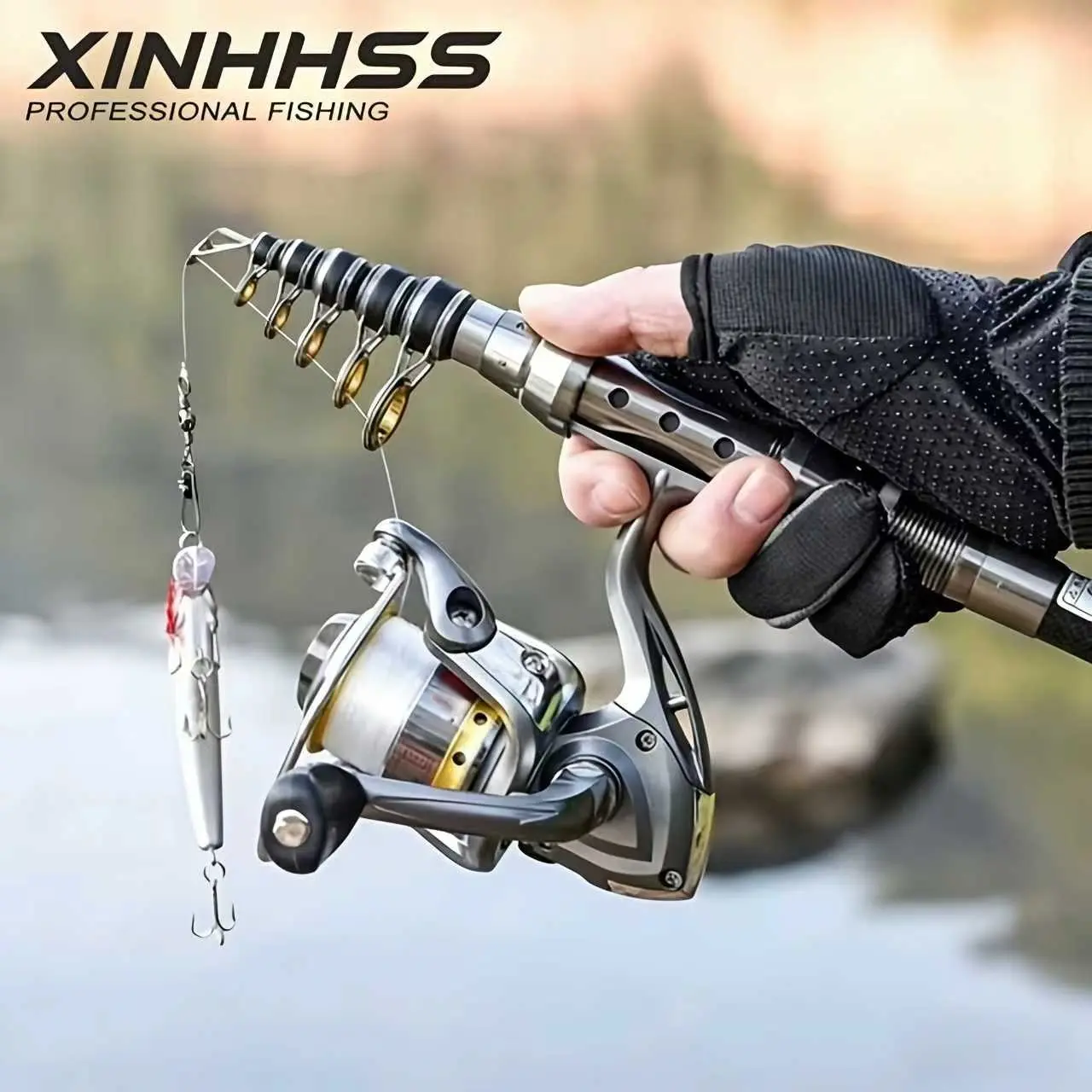 XINHHSS Professional Fishing Rod & Reel Set - High-Quality Fishing Gear for Enthusiasts