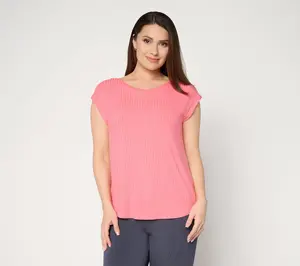 Modern Soul x Anybody Radiant Rib Extended Shoulder Tee w/ Support System