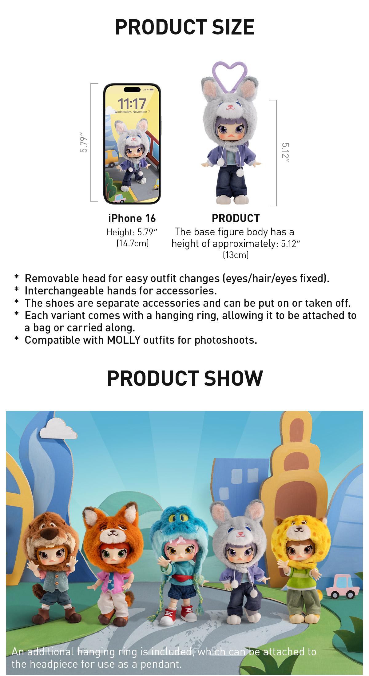 POP MART MOLLY ZOOTOPIA 2 Series 1/12 Action Figure