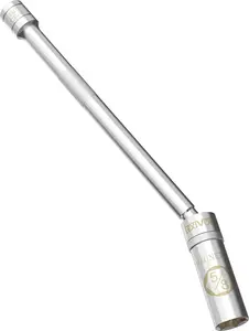 5/8" Swivel Magnetic Spark Plug Socket, 3/8" Drive x 10" Total Length| Enhanced Magnetic Design with Thin Wall Socket, Cr-v Steel (LX-122)