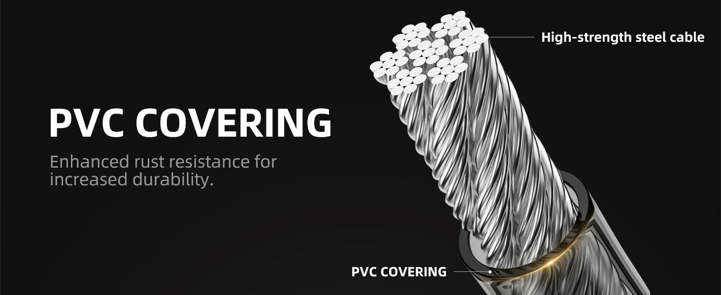 ROCKRBOS Bike Cable Lock with Key, ABS Lock Shell, 2 Keys & 1 Mount Bracket ROCKRBOS Bike Cable Lock with Key, ABS Lock Shell, 2 Keys & 1 Mount Bracket