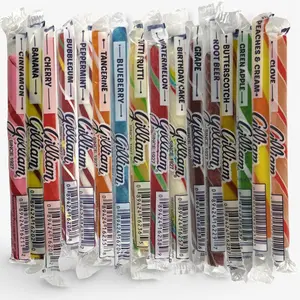 Gilliam Old Fashioned Candy Sticks, 16 Unique Flavor Variety Pack
