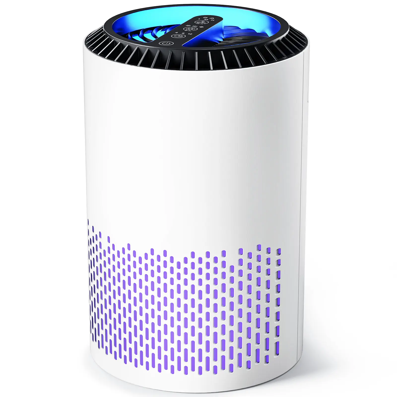 AROEVE MK01A Portable Air Purifier (Household Appliances) – 120V Corded Unit, Aromatherapy, Carbon Filter, Sleep Mode, Dual-Channel Air Inlets, Low Decibel, 2000-Hour Filter Reminder, 25Cfm, Dust Free Living, Smoke Removal, US Only, 287 ft² Coverage, Heal