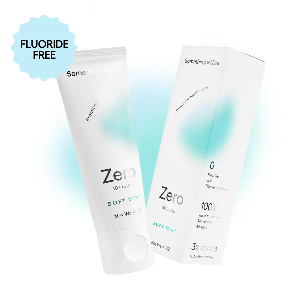 Zero Toothpaste with 10% Nano-Hydroxyapatite, Xylitol, and Pure Taste Formula with No Fluoride, SLS, Titanium Dioxide, Or Parabens